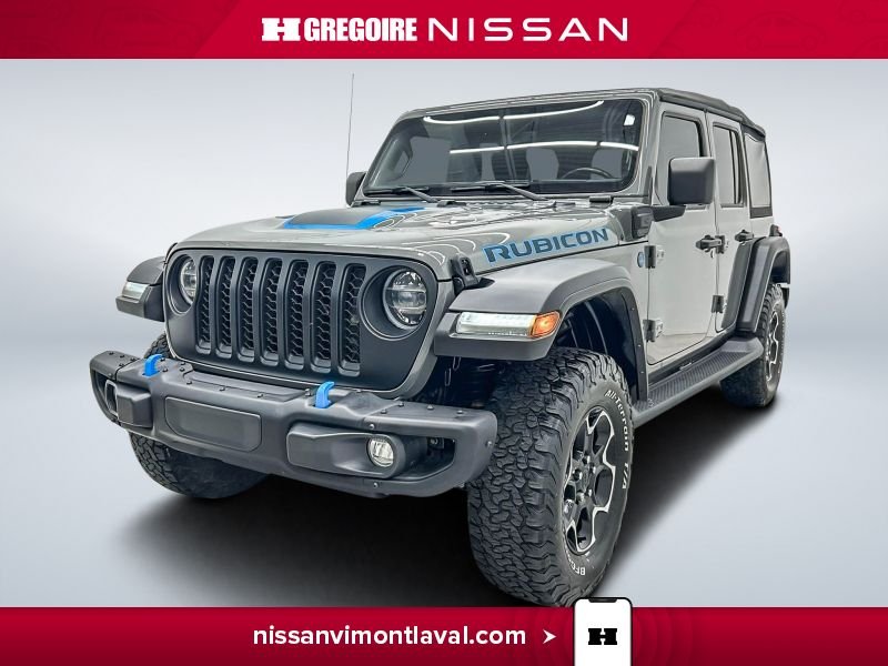 Jeep Wrangler Unlimited Rubicon 4X4 HYBRIDE CARPLAY 2022 Gris
