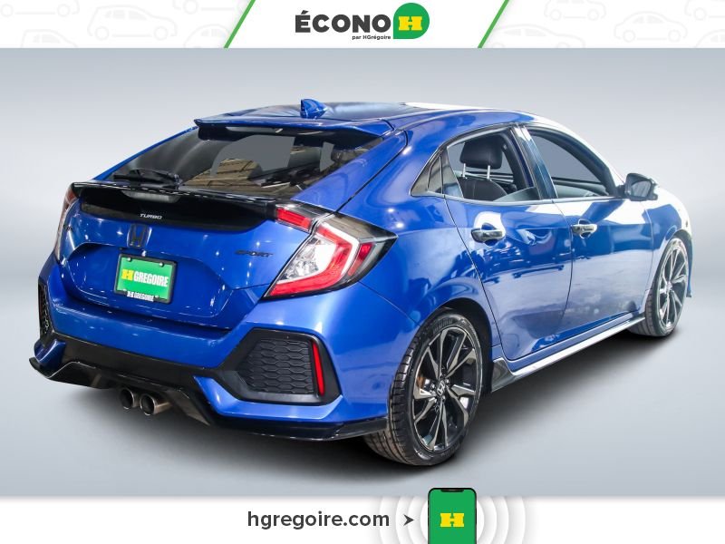 Honda Civic 822544 | SPORT A/C TOIT GR ELECT CAM RECUL MAGS 2017 Bleu Laval - photo #6