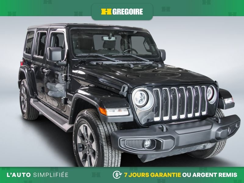 Jeep Wrangler 729636 | Unlimited Sahara 4WD AUTO A/C MAGS NAV CAM RECUL B 2022 Gris Laval - photo #0