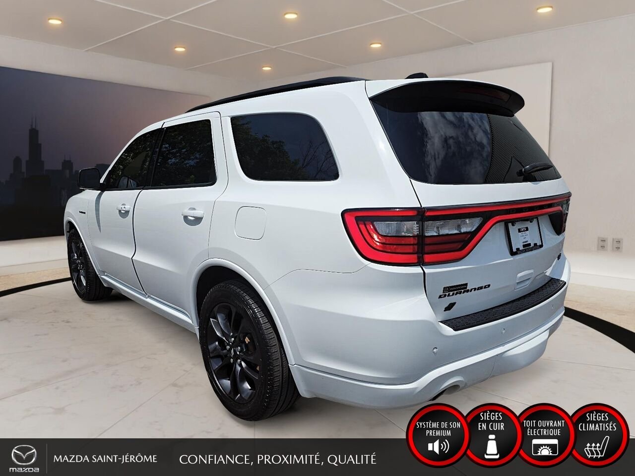 Dodge Durango R/T | BLACK TOP | GROUPE REMORQUAGE | TOIT OUVRANT | 2025 Blanc Saint-Jérôme - photo #10