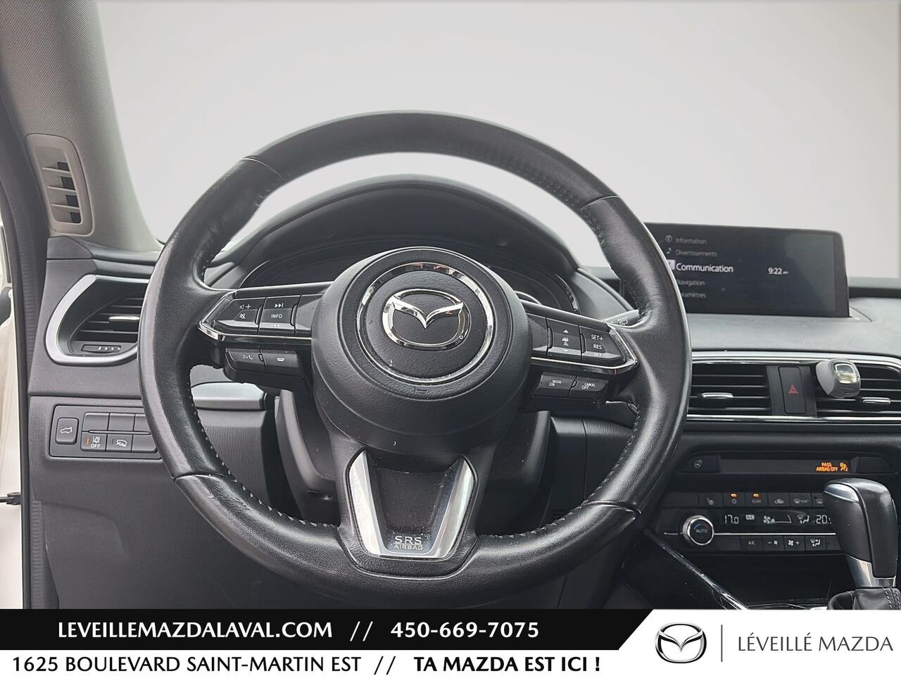 2022 Mazda CX-9 GS LUXE TI White Laval - photo #13