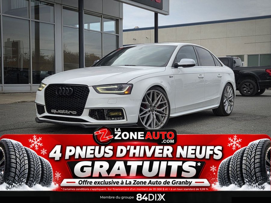 Audi S4 SHOWROOM V6 SUPERCHARGED + BOITE MANUELLE 2013 Blanc