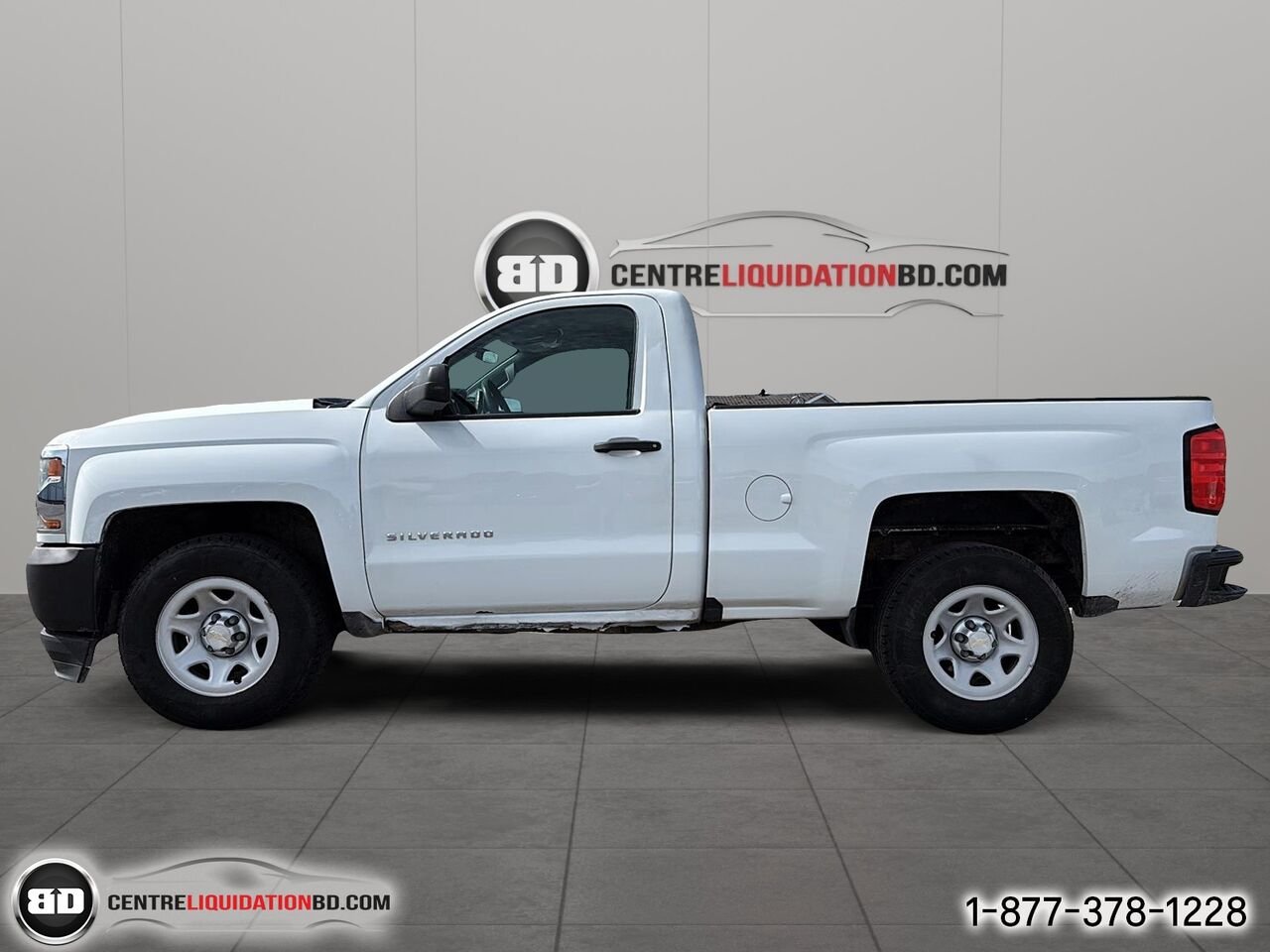 2017 Chevrolet Silverado 1500 WT CAB SIMPLE BOITE 6.5P | BD0401 White Granby - photo #8