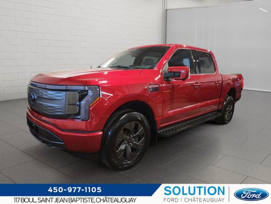 Ford F-150 Lightning LARIAT LARIAT cabine SuperCrew 4RM caisse de 5,5 pi 2024 Rouge