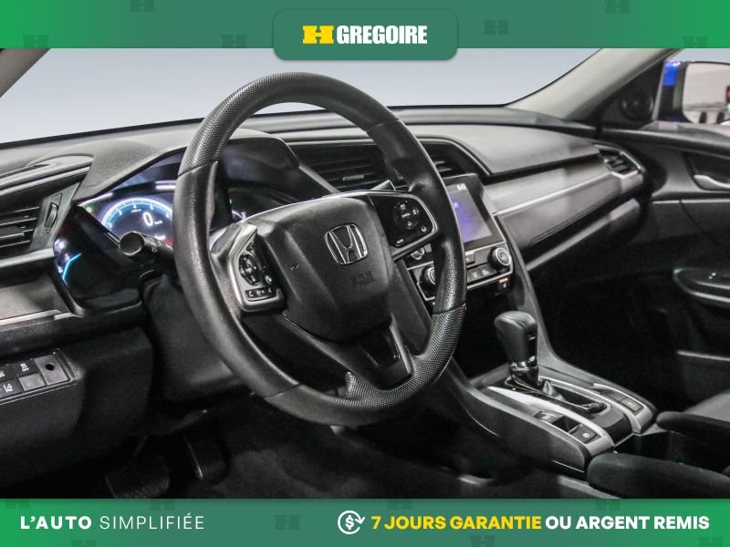 Honda Civic 821871 | LX AUTO AC GR ELECT CAMERA DE RECUL BLEUTOOTH 2019 Bleu Laval - photo #11