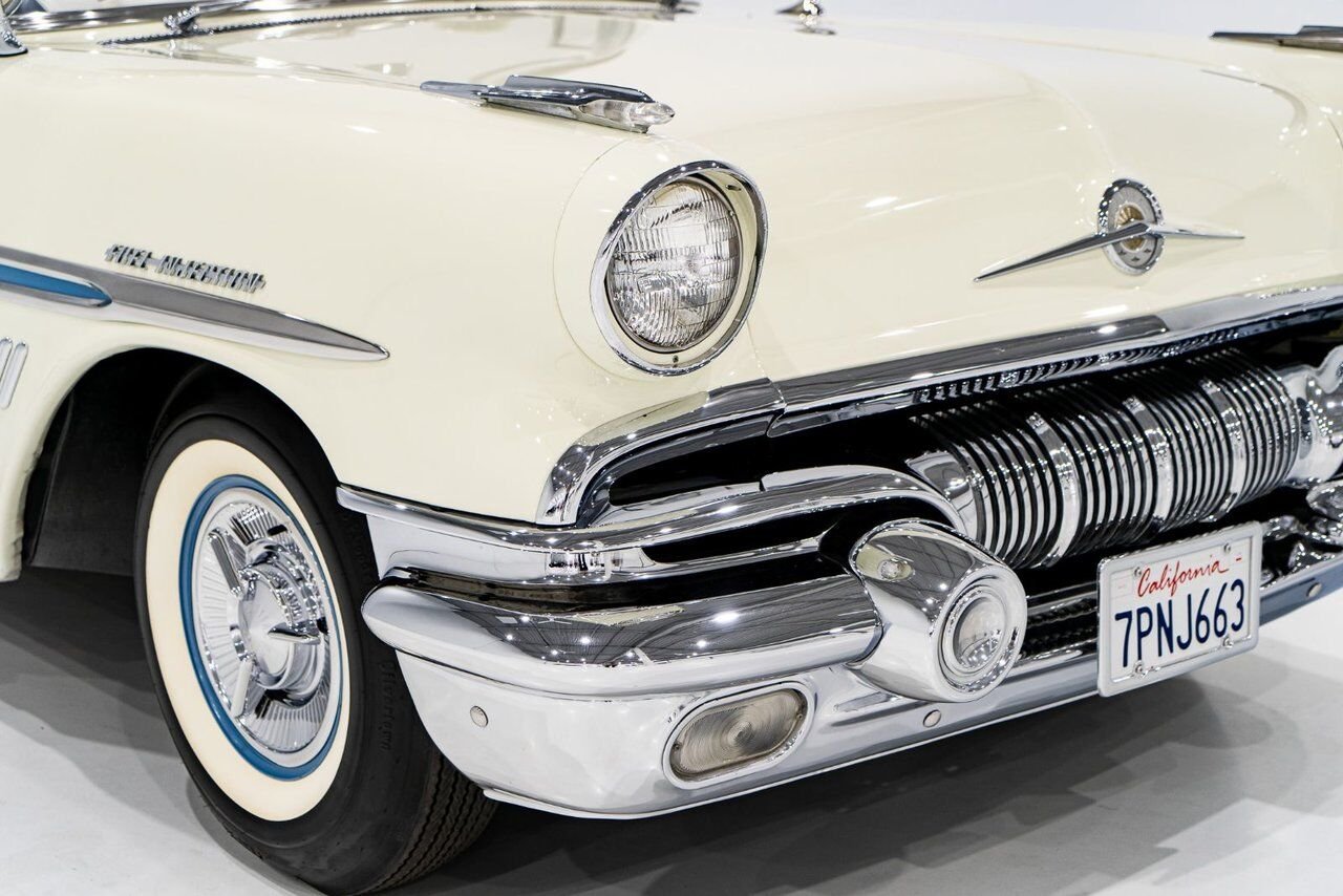 Pontiac Bonneville *PRICE IN USD* Fuel injected 347/315HP 1 of 630 produced 1957 Blanc Montréal - photo #34