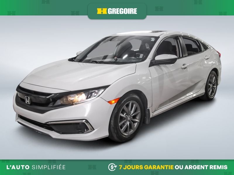 2021 Honda Civic White Laval - photo #2