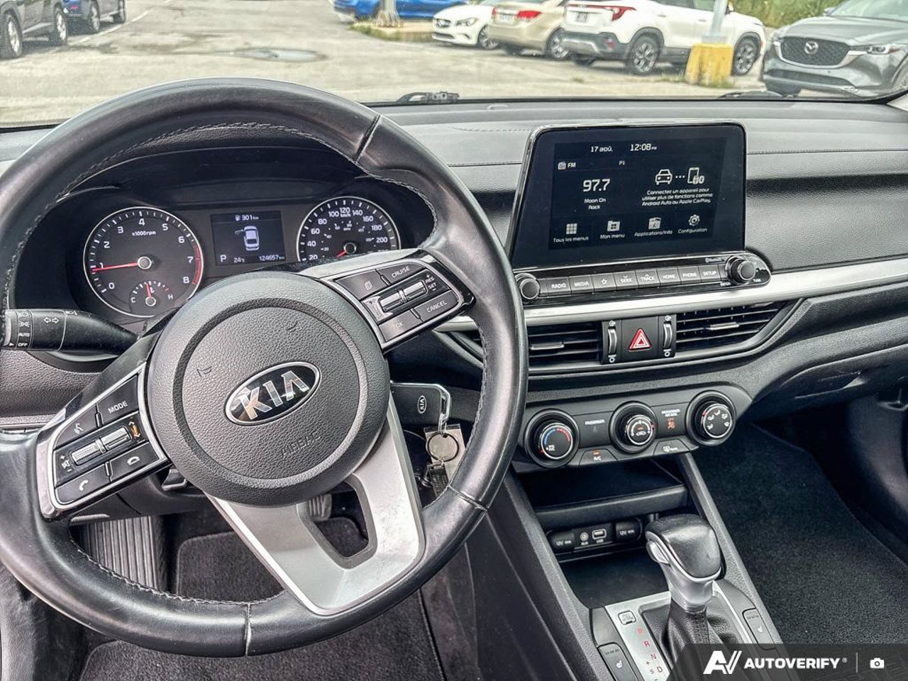 Kia Forte 3KPF24AD8ME321696 2021 Gris Mirabel - photo #15