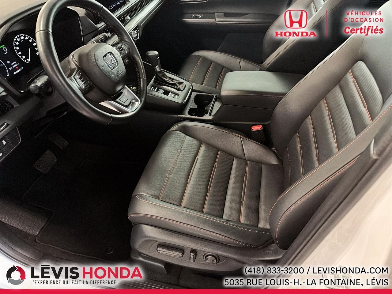 2025 Honda CR-V hybride EX-L Traction Intégrale White Lévis - photo #12
