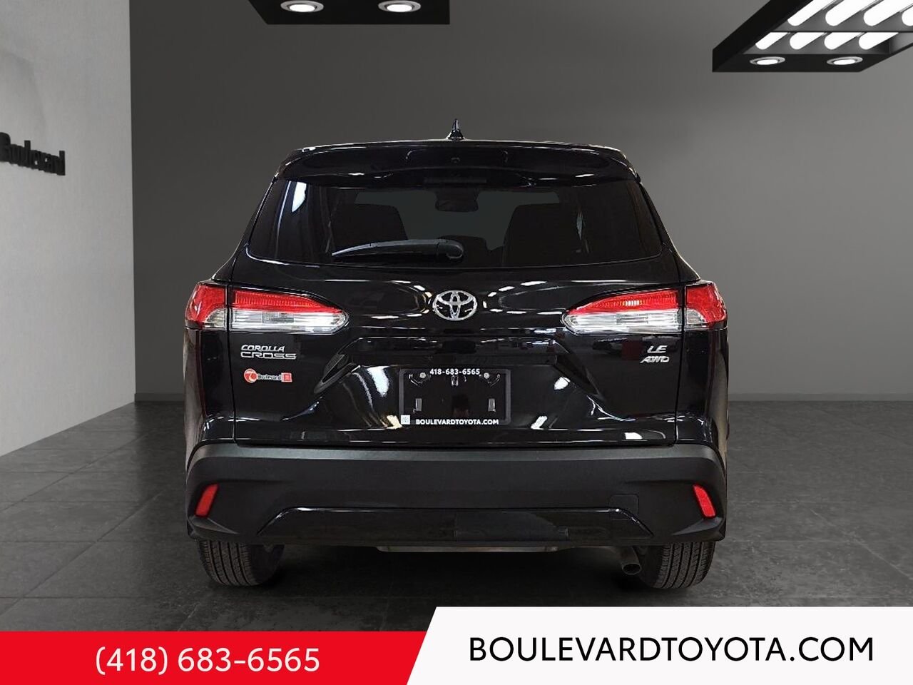 2023 Toyota Corolla Cross 100461A-77 | LE, AWD Black Québec - photo #4