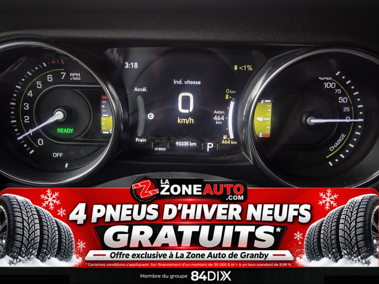 Jeep Wrangler 4xe 2021 Noir Granby - photo #15