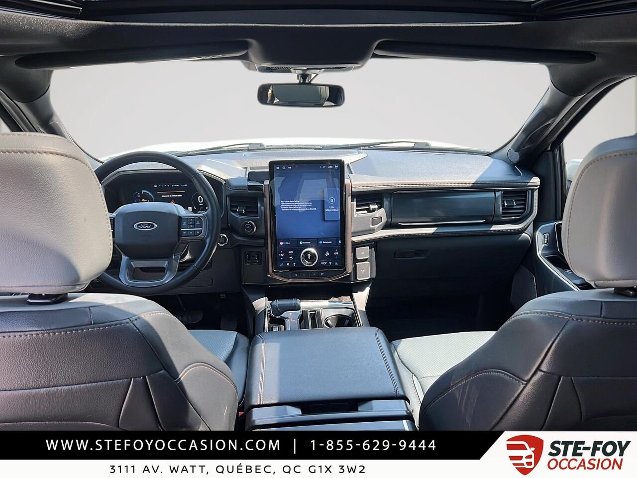 2023 Ford F-150 Lightning LARIAT SuperCrew LONG RANGE White Québec - photo #12