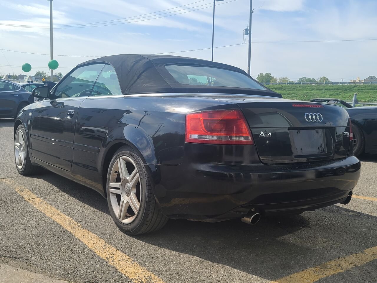 2007 Audi A4 Black  - photo #4