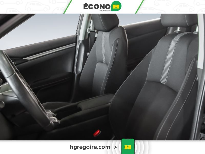 Honda Civic 822364 | LX GR ÉLEC A/C BLUETOOTH CAMÉRA 2018 Noir Laval - photo #14