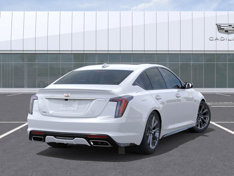 2026 CADILLAC CT5 CT5 SEDAN 2.0L TWIN-SCROLL TURBO SPORT AWD (1SE) Vibrant White Tricoat