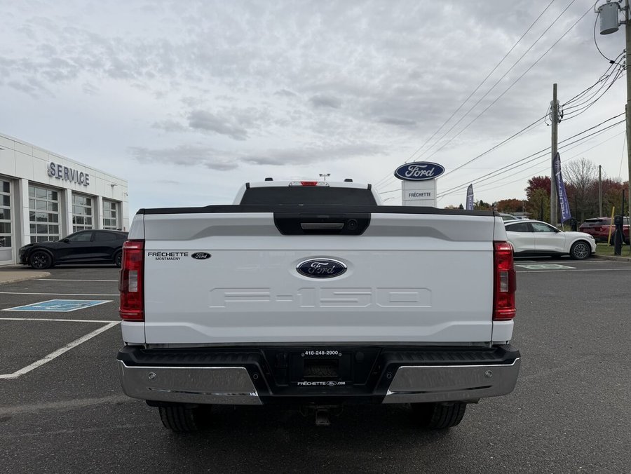 Ford F-150 XLT cabine double 4RM caisse de 8 pi 2023 Blanc