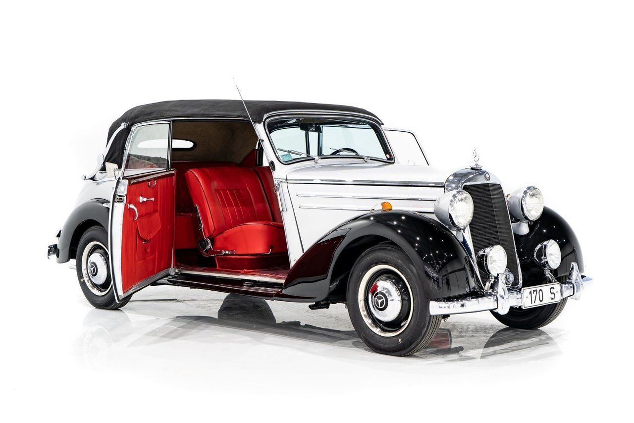 Mercedes-Benz 170S Cabriolet B Wonderfully Presented Old Restoration 1950 Gris Montréal - photo #39