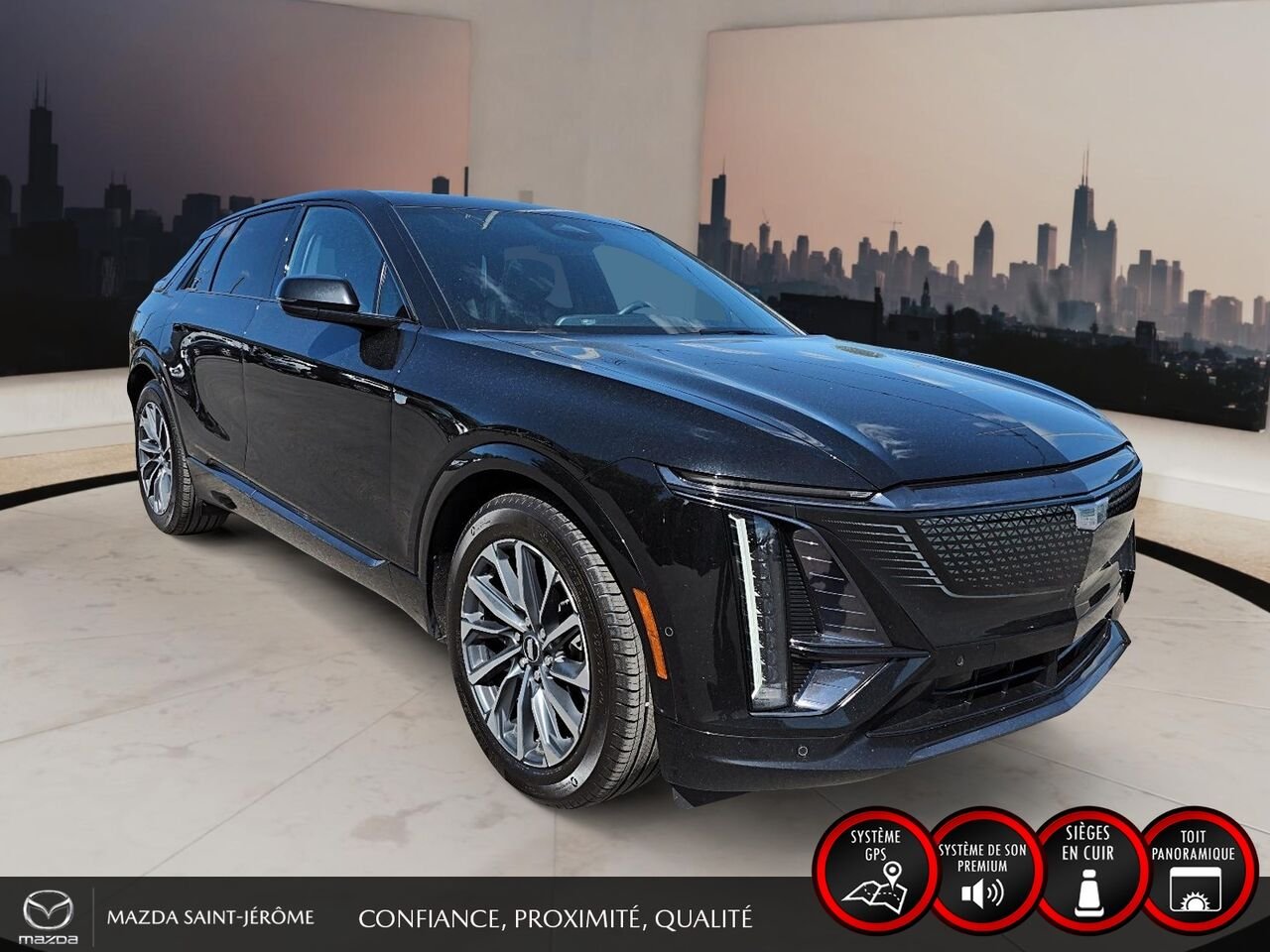 Cadillac LYRIQ 2025 Noir Ste-Agathe des Monts - photo #3