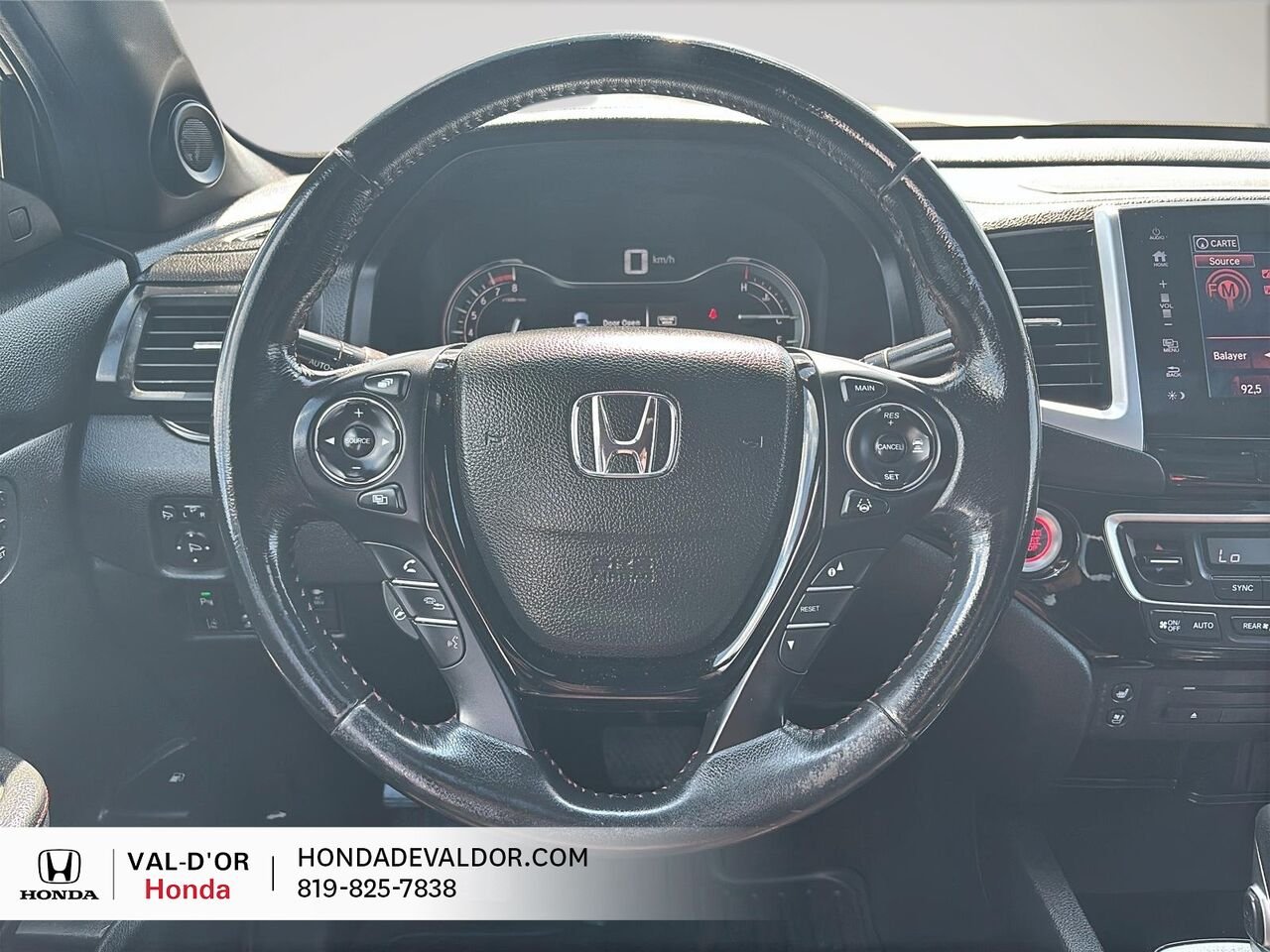Honda Ridgeline Black Edition cabine multiplace 4RM 2017 Noir Val-d'Or - photo #8