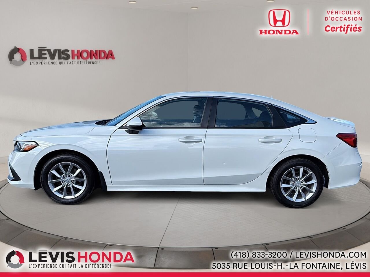 2024 Honda Civic EX EX CVT White Lévis - photo #12