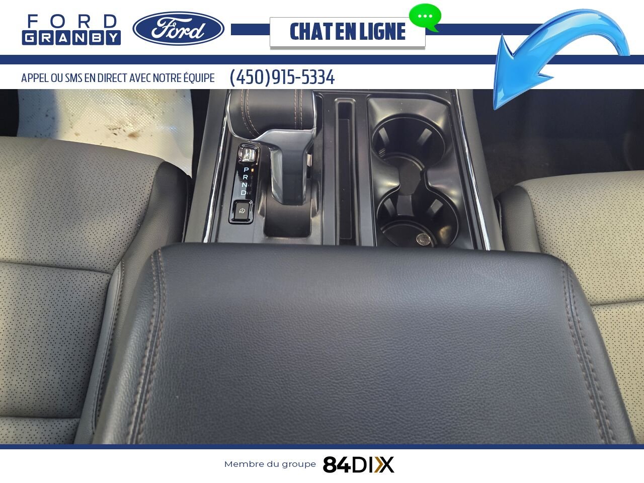 2025 Ford F-150 LIGHTNING LARIAT, CUIR, TOIT White Granby - photo #15