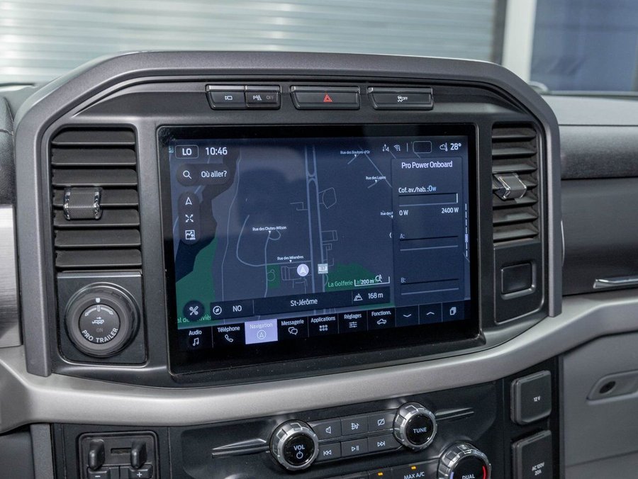 Ford F-150 Lightning XLT CREW 4X4 *NAV* GR REMORQ MAX CAM 360 CARPLAY 2023 Noir