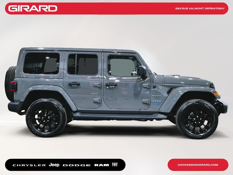 2022 JEEP WRANGLER 4XE UNLIMITED SAHARA Grey