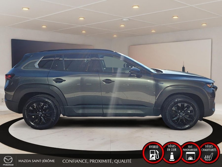 Mazda CX-50 hybride Kuro | 1 PROPRIÉTAIRE | JAMAIS ACCIDENTÉ | TOIT PANORAMIQUE | CUIR | AWD 2025 Gris