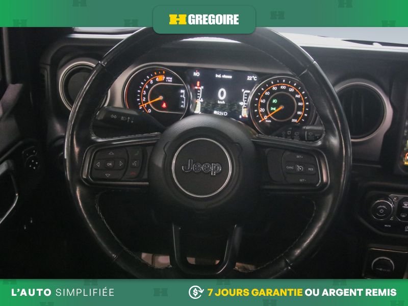 Jeep Wrangler SH0444 | Unlimited Sport 80th Anniversary 4WD AUTO A/C MAGS 2021 Gris Laval - photo #18