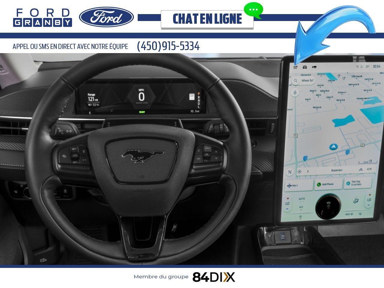 Ford Mustang Mach-E 2025 Blanc astral métallisé trois couches Granby - photo #9