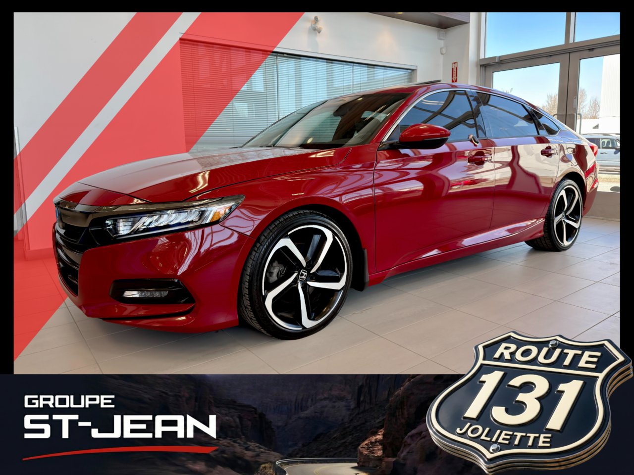 2019 Honda Accord Sedan Red Notre-Dame-des-Prairies - photo #0