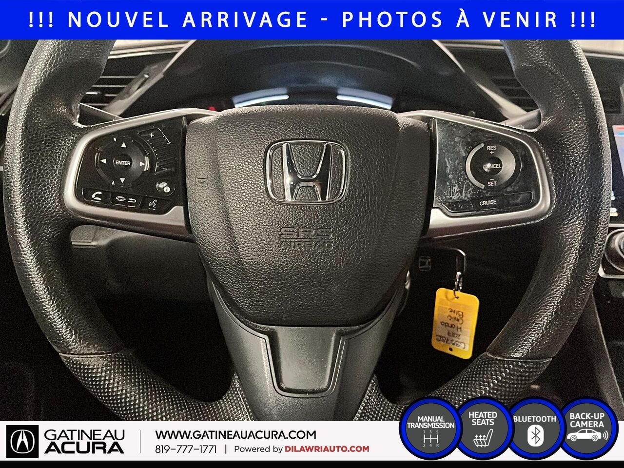 Honda Civic Coupé LX 2017 Bleu Ottawa & Gatineau - photo #10