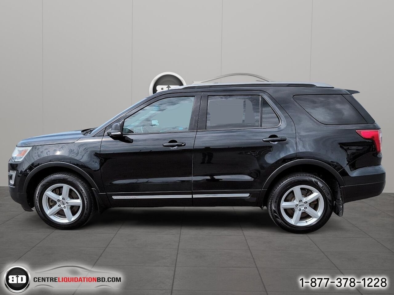 Ford Explorer XLT 2.3L ECOBOOST AWD | BD0384 2017 Noir Granby - photo #8