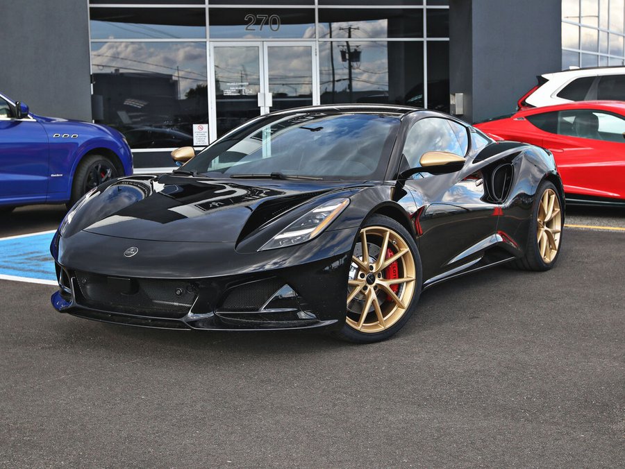 2027 Lotus Emira V6 SE Heritage Gold Black