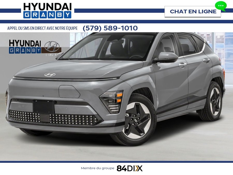 2026 HYUNDAI Kona Electric Preferred TA avec ensemble Ultimate Cyber Grey