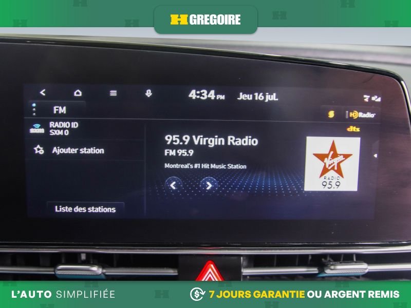 Hyundai Elantra 729100 | LUXURY HYBRIDE AUTO A/C CUIR TOIT NAV CAM RECULE 2023 Bleu Laval - photo #11