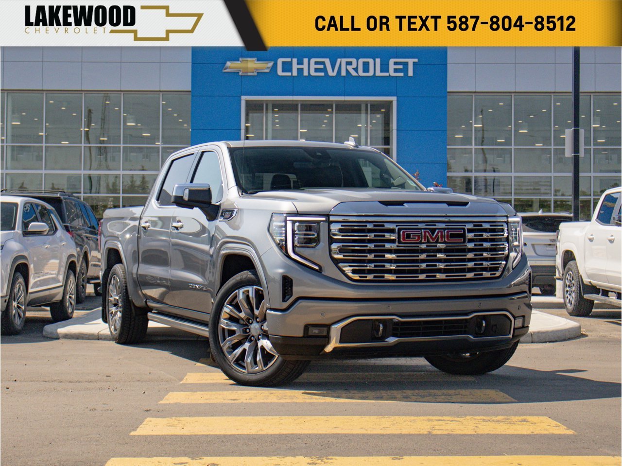 2025 GMC Sierra 1500 4WD Crew Cab 147 Denali Grey Sherwood Park - photo #0