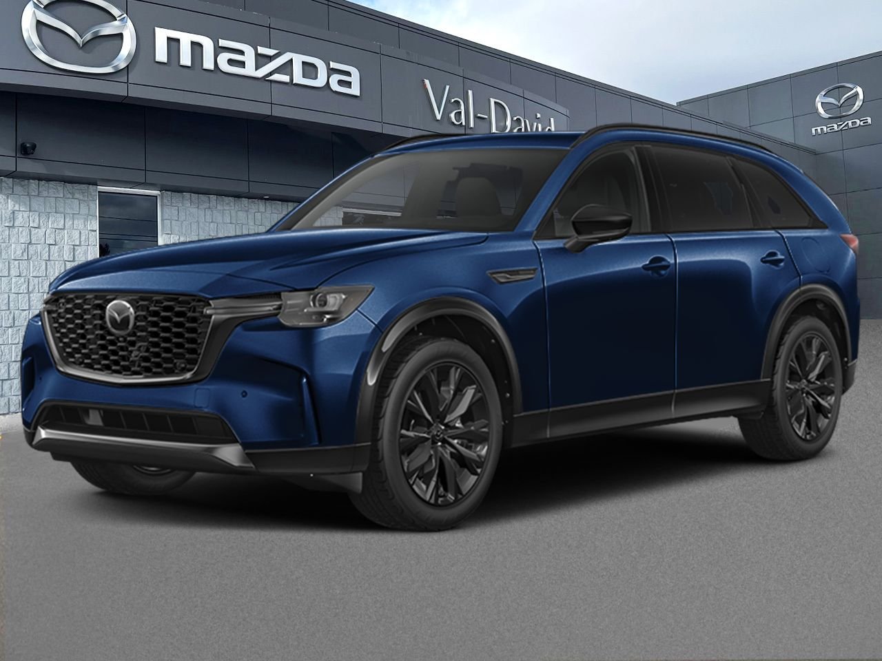 Mazda CX-90 hybride léger GT-P TI, CUIR, HYBRIDE LÉGER 2026 Bleu cristal foncé mica Val-David - photo #0