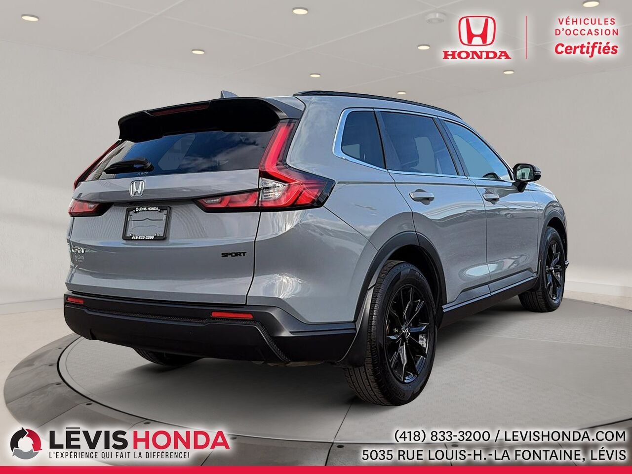 Honda CR-V Sport AWD Sport Traction Intégrale 2023 Gris Lévis - photo #9