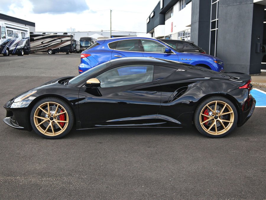 2027 Lotus Emira V6 SE Heritage Gold Black