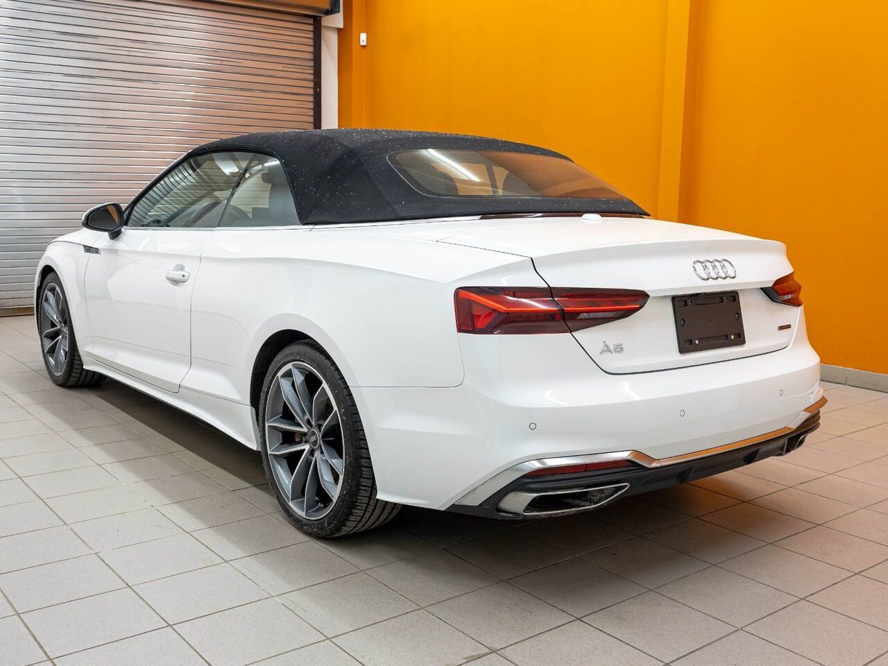 Audi A5 PROGRESSIV S LINE QUATTRO *NAV* CUIR SIÈGES CHAUFF 2021 Blanc Saint-Jérôme - photo #4