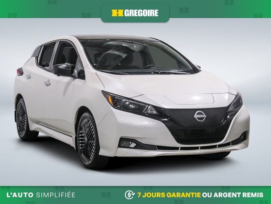 2023 Nissan Leaf SV AUTO A/C GR ELECT NAV MAGS CAM RECUL BLEUTOOTH White