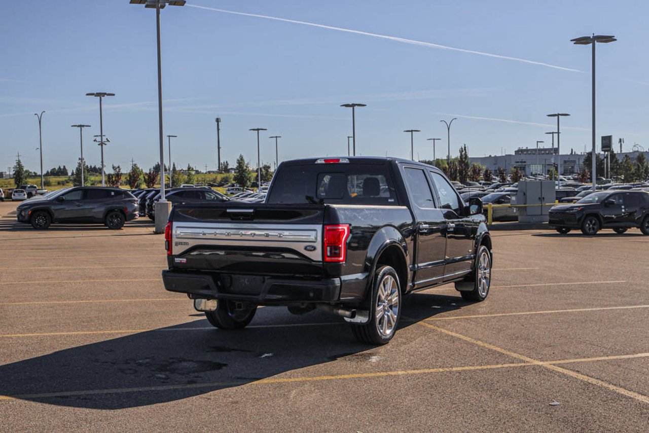 2017 Ford F-150 4WD SuperCrew 145 Limited Black Sherwood Park - photo #8