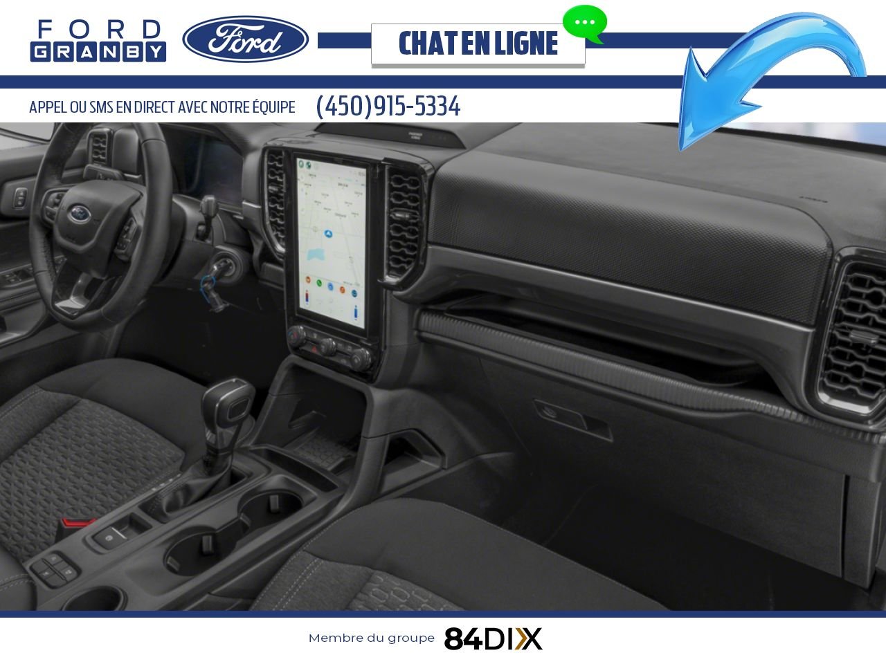 Ford Ranger 2025 Blanc Oxford Granby - photo #4