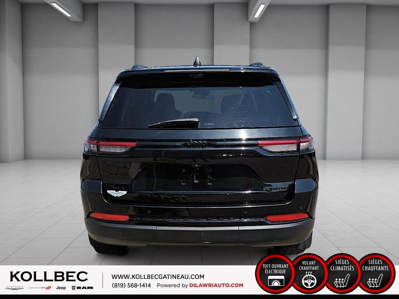 2023 JEEP GRAND CHEROKEE 26561 | Limited 4x4 Black Gatineau - photo #14