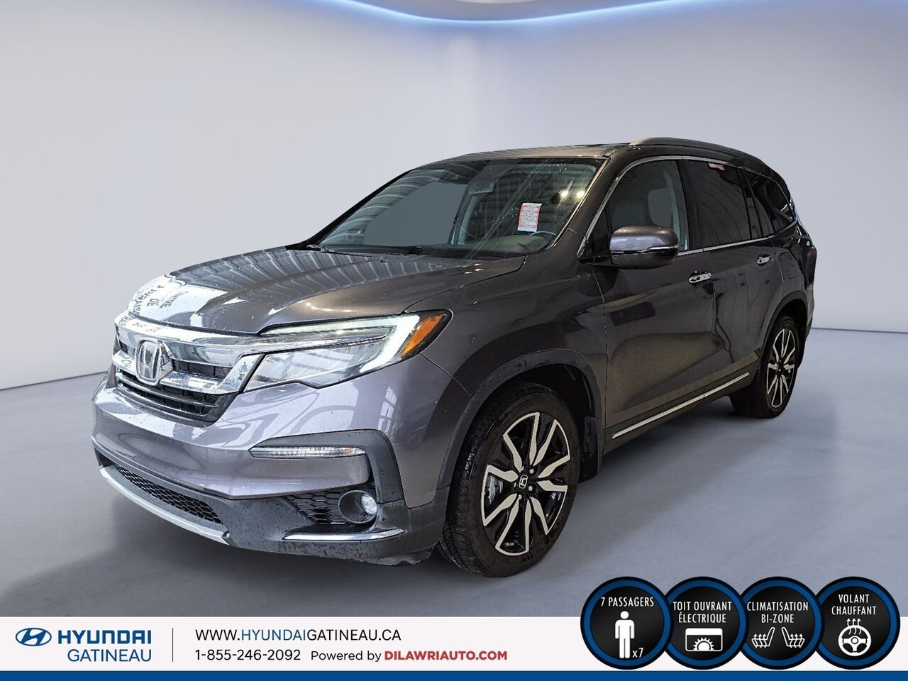 2021 Honda Pilot Touring 7 places TI*** cuir , navigation , bas millage *** Ottawa & Gatineau - photo #0