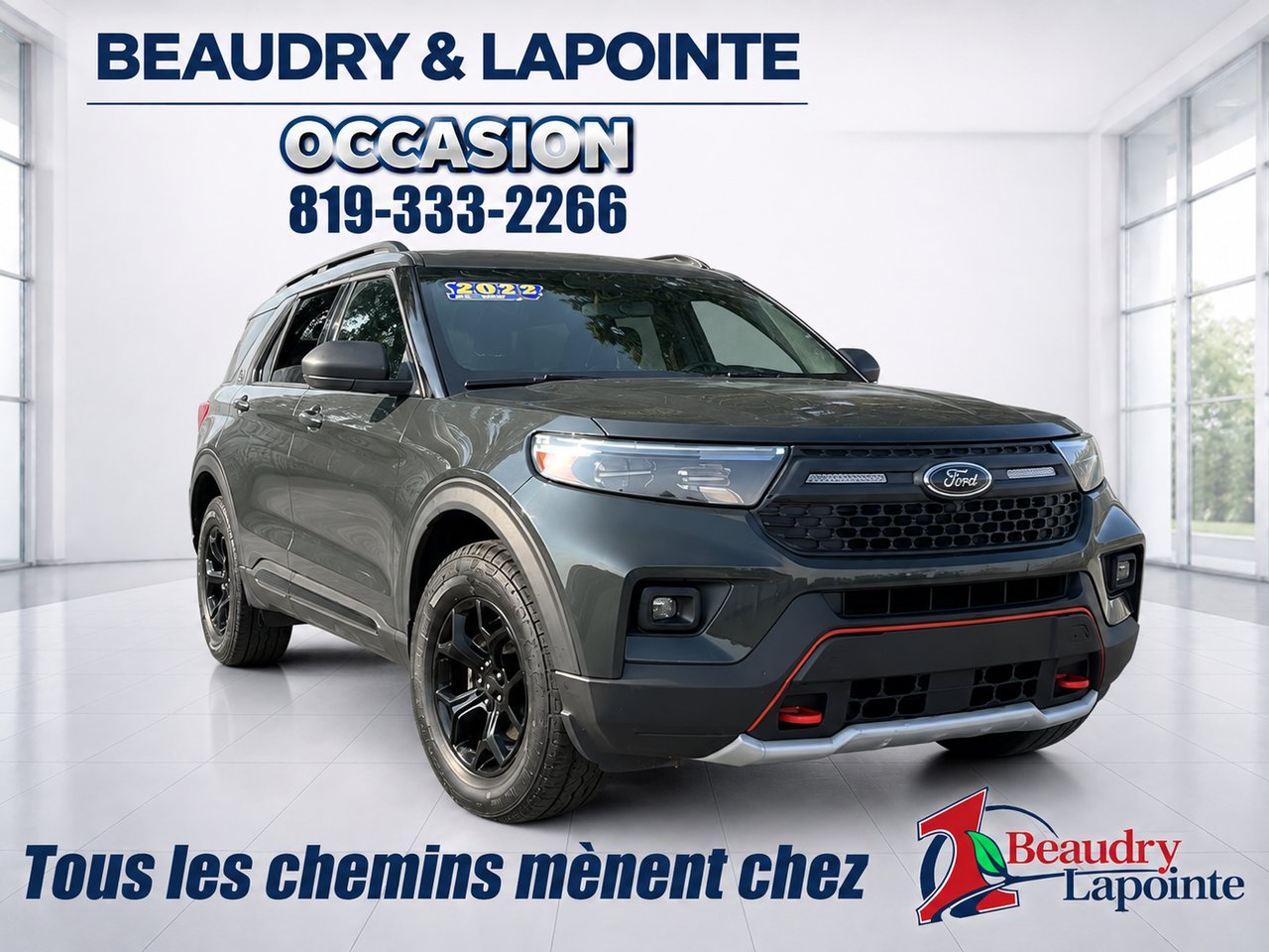 2022 Ford Explorer Green La Sarre - photo #0