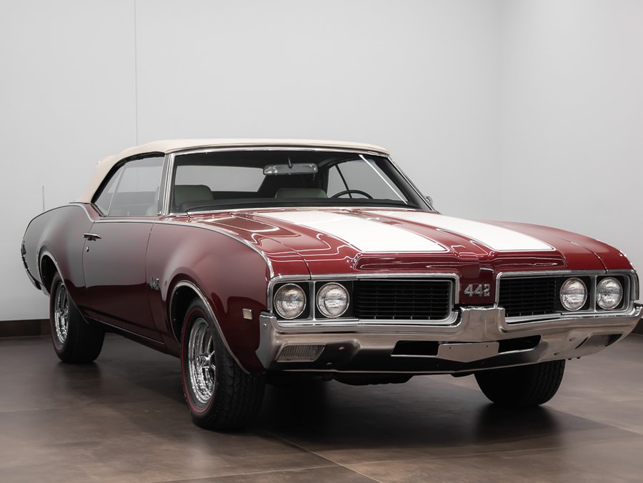 Oldsmobile 442 1969 1969 Rouge
