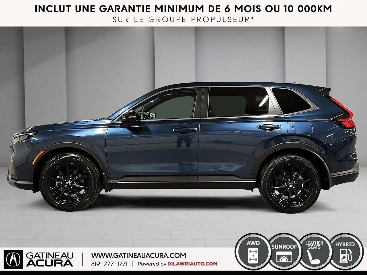 Honda CR-V hybride EX-L Traction Intégrale 2024 Bleu Gatineau - photo #20