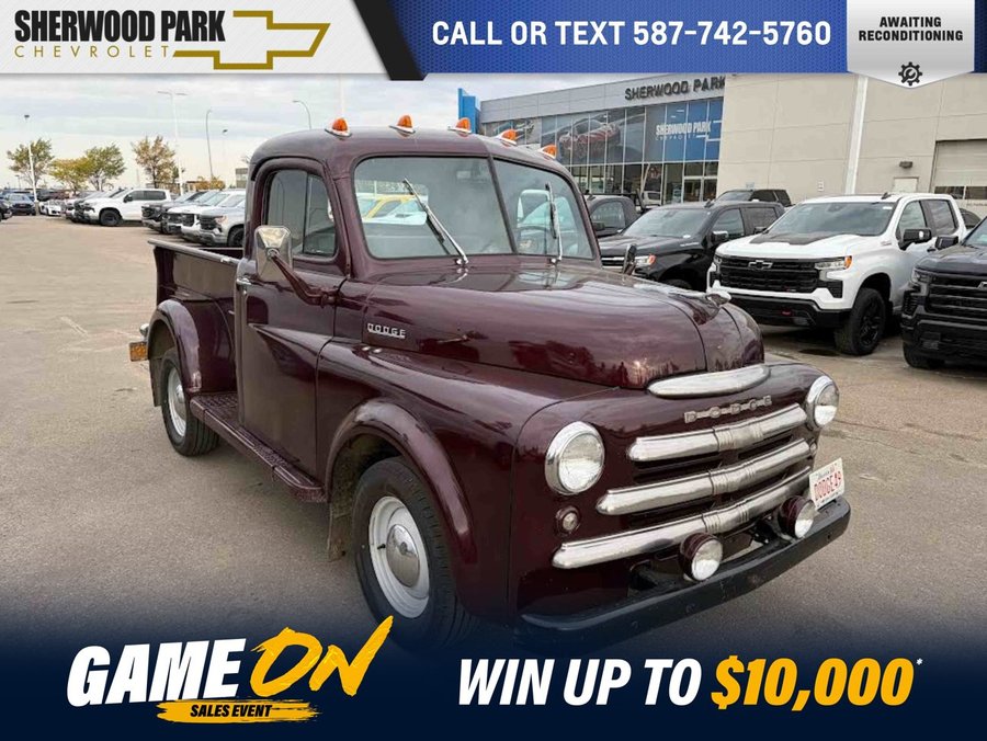 1949 Dodge B1B Pickup 3.6L | Manual Transmission Red